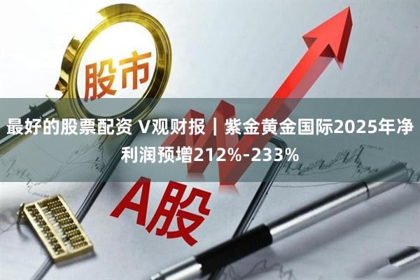 最好的股票配资 V观财报｜紫金黄金国际2025年净利润预增212%-233%