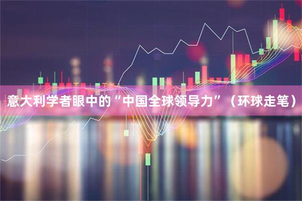 意大利学者眼中的“中国全球领导力”（环球走笔）